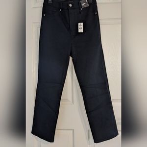 Straight Ankle High Rise Jeans
